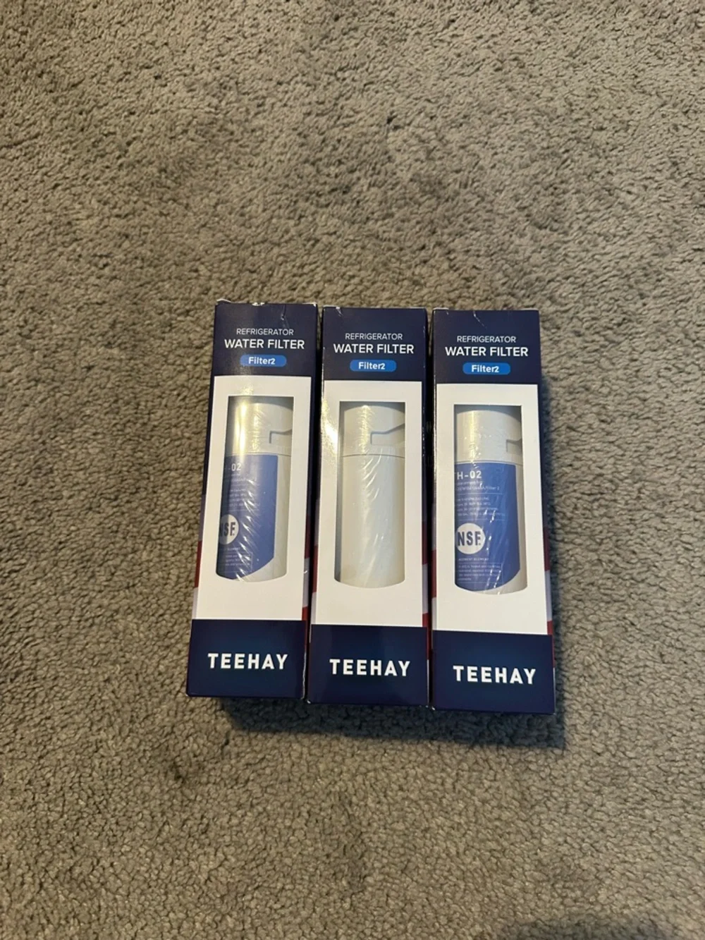 Teehay‎ TH-02 Water Filter W10413645A/EDR2RXD1 Filter 2 pack of 3